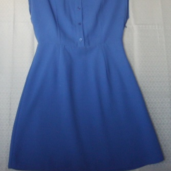 Cute Mini Halter Dress S Lolas Collection Blue - Picture 2 of 4